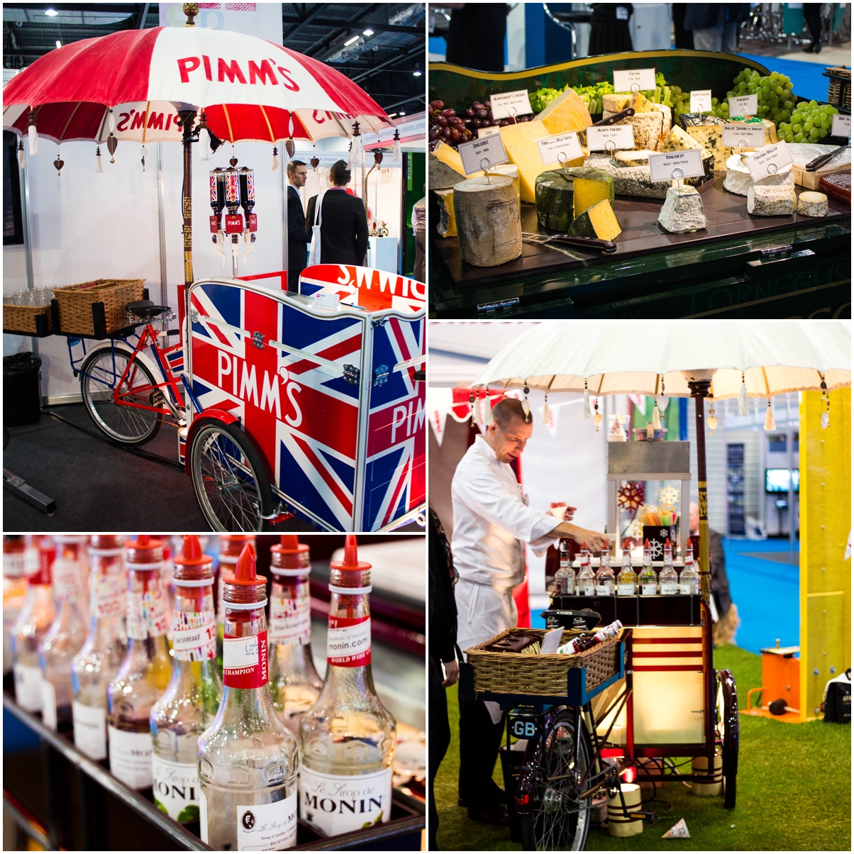 Cheese, Snowcone & Pimm’s Tricycles from Ideas Box